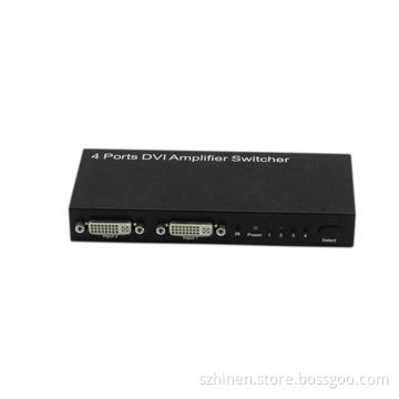 4-port DVI Amplifier Switcher